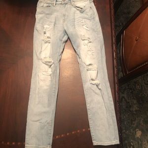 Ripped Blue Jeans